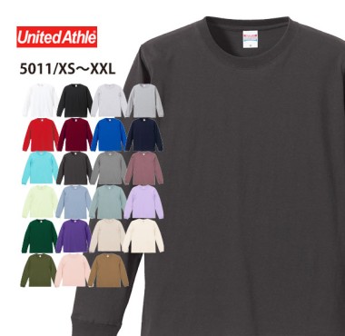 UnitedAthle ロングスリーブTシャツ(1.6インチリブ) 5011