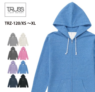 TRUSS トライブレンドジップパーカ(裏起毛) TRZ-120