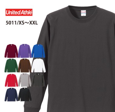 UnitedAthle ロングスリーブTシャツ(1.6インチリブ) 5011