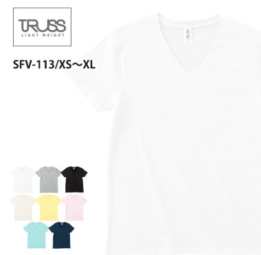 スリムフィットVネックTシャツ						 SFV-113