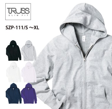 TRUSS ジャージージップパーカ(綿生地) SZP-111