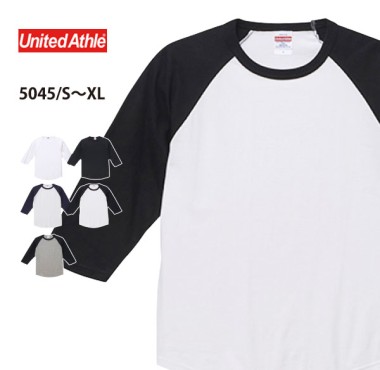 UnitedAthle ラグラン3/4スリーブTシャツ 5045