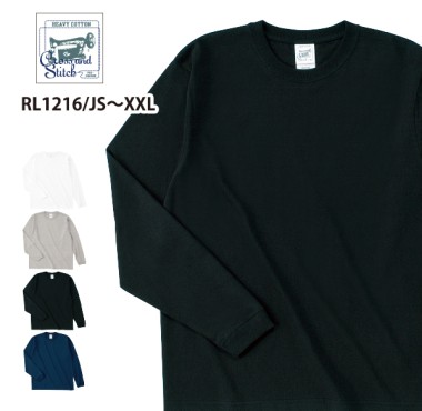 cross&stitch マックスウェイトロングTシャツ(リブあり) RL1216